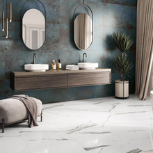 Load image into Gallery viewer, Alloy Azzuro Semi Polished Porcelain Decor Large Format Tile