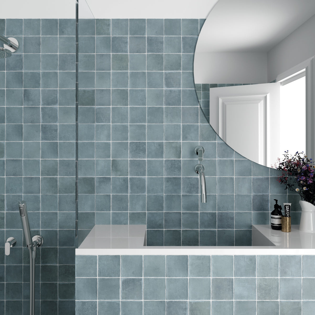 Argile Sky Cuadrado Porcelain Decor Square Tile