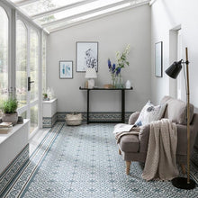 Load image into Gallery viewer, Chic Berkeley Slate Blue Decor Tile