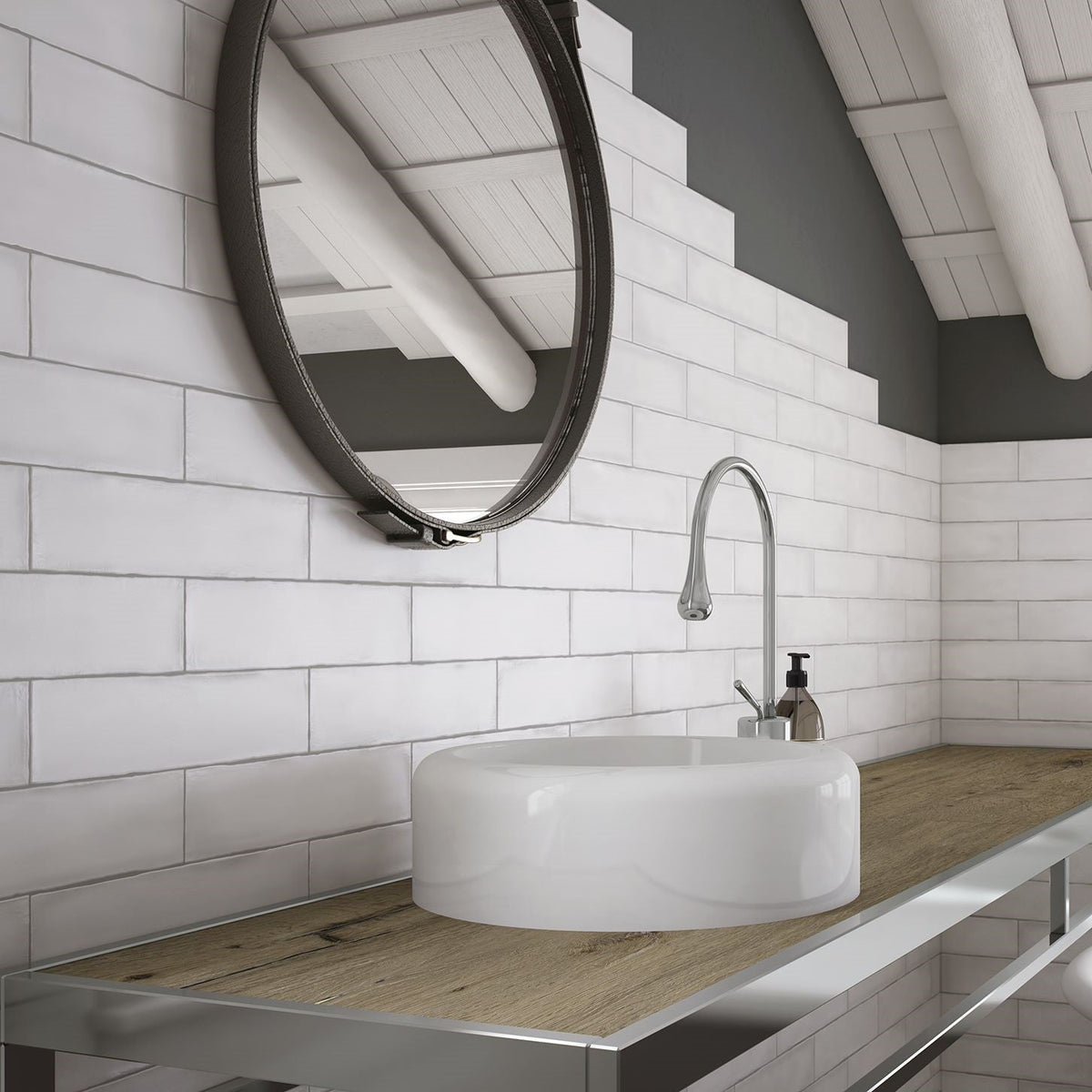 Colonial Mate White Metro Decor Tile