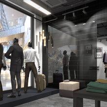 Load image into Gallery viewer, Costa Nova Black Metro Decor Tile