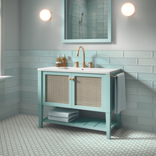 Load image into Gallery viewer, H15 Enya Aqua Porcelain Decor Tile
