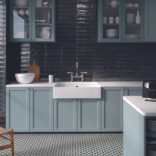 Load image into Gallery viewer, H15 Enya Coal Porcelain Decor Tile
