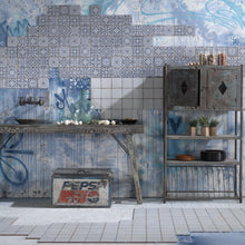 Load image into Gallery viewer, FS Faenza A Blue Pre-Corte Decor Tile