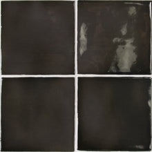 Load image into Gallery viewer, Manacor Black Cuadrado Decor Tile