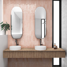 Load image into Gallery viewer, Manacor Blush Pink Metro Subway Decor Tile