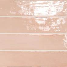 Load image into Gallery viewer, Manacor Blush Pink Metro Subway Decor Tile