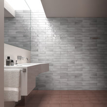 Load image into Gallery viewer, Manacor Mercury Grey Metro Subway Decor Tile