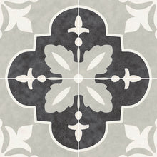 Load image into Gallery viewer, H15 Nora Coal Porcelain Decor Tile