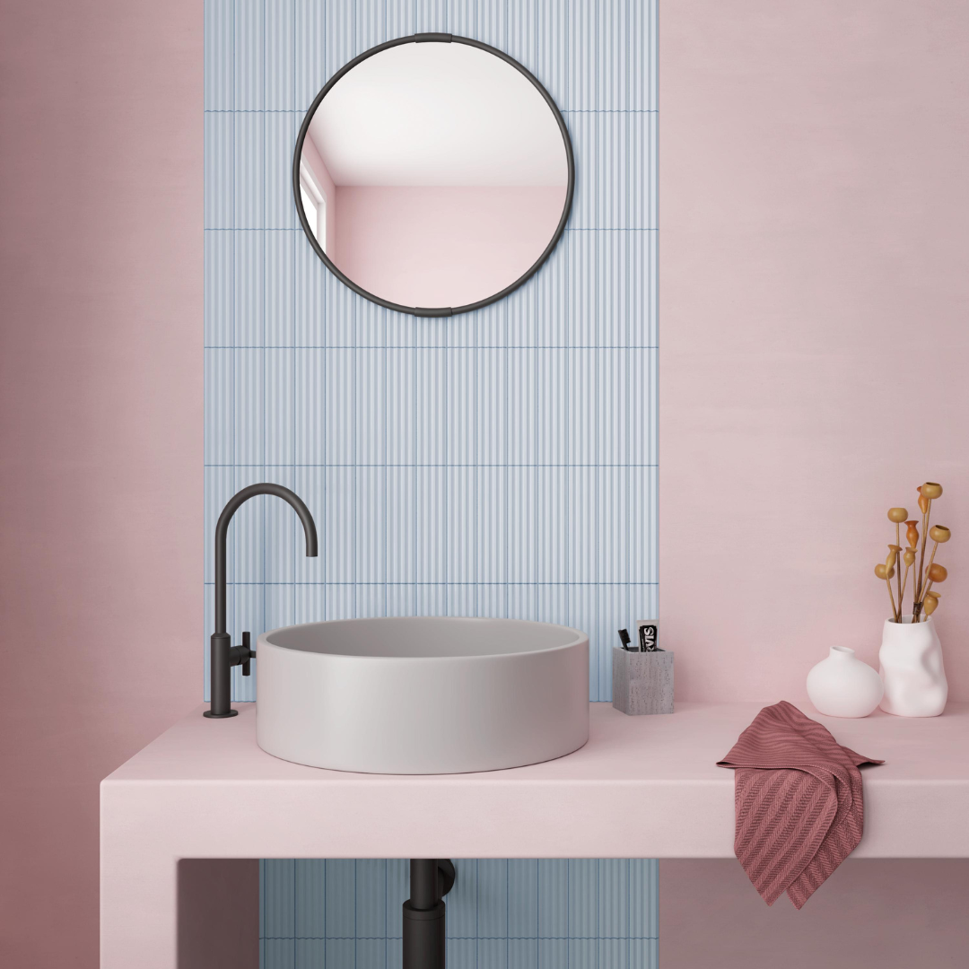Praia Baby Blue Subway Decor Tile