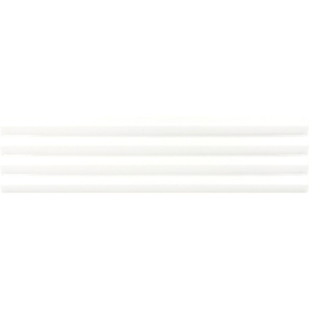 Praia White Subway Decor Tile