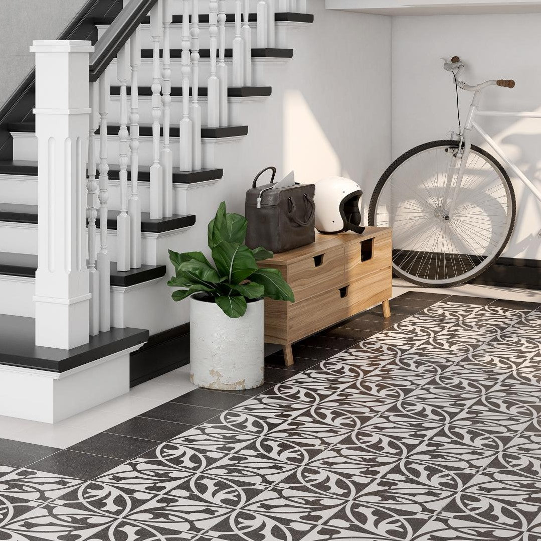Deco Erte Nero Terrazzo Decor Tile