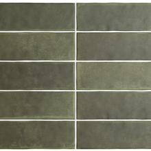 Load image into Gallery viewer, Argile Khaki Subway Porcelain Decor Tile