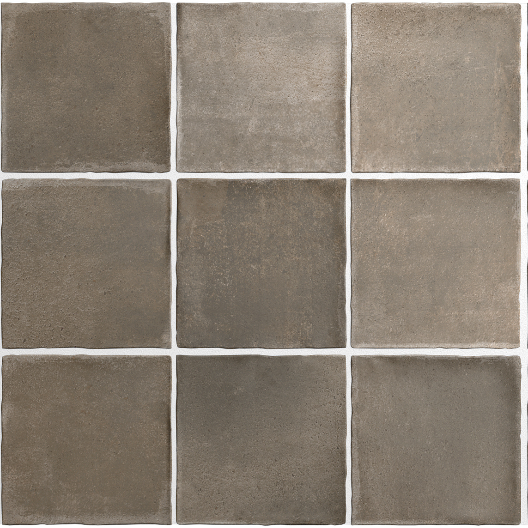 Argile Cacao Cuadrado Porcelain Decor Square Tile