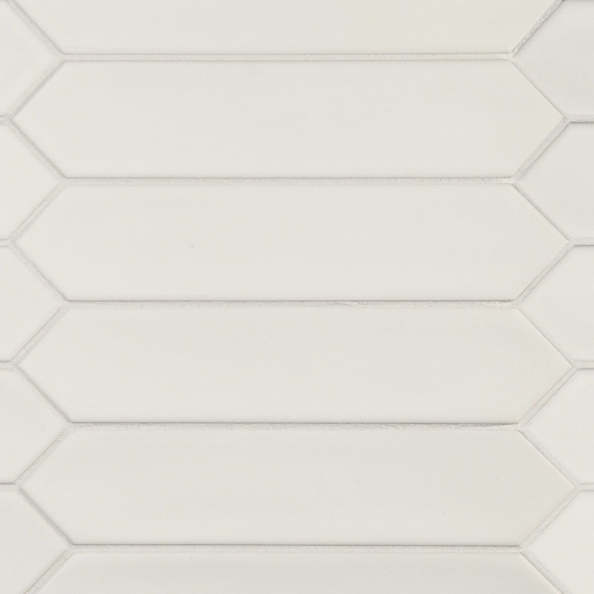 Lanse White Matt Decor Tile