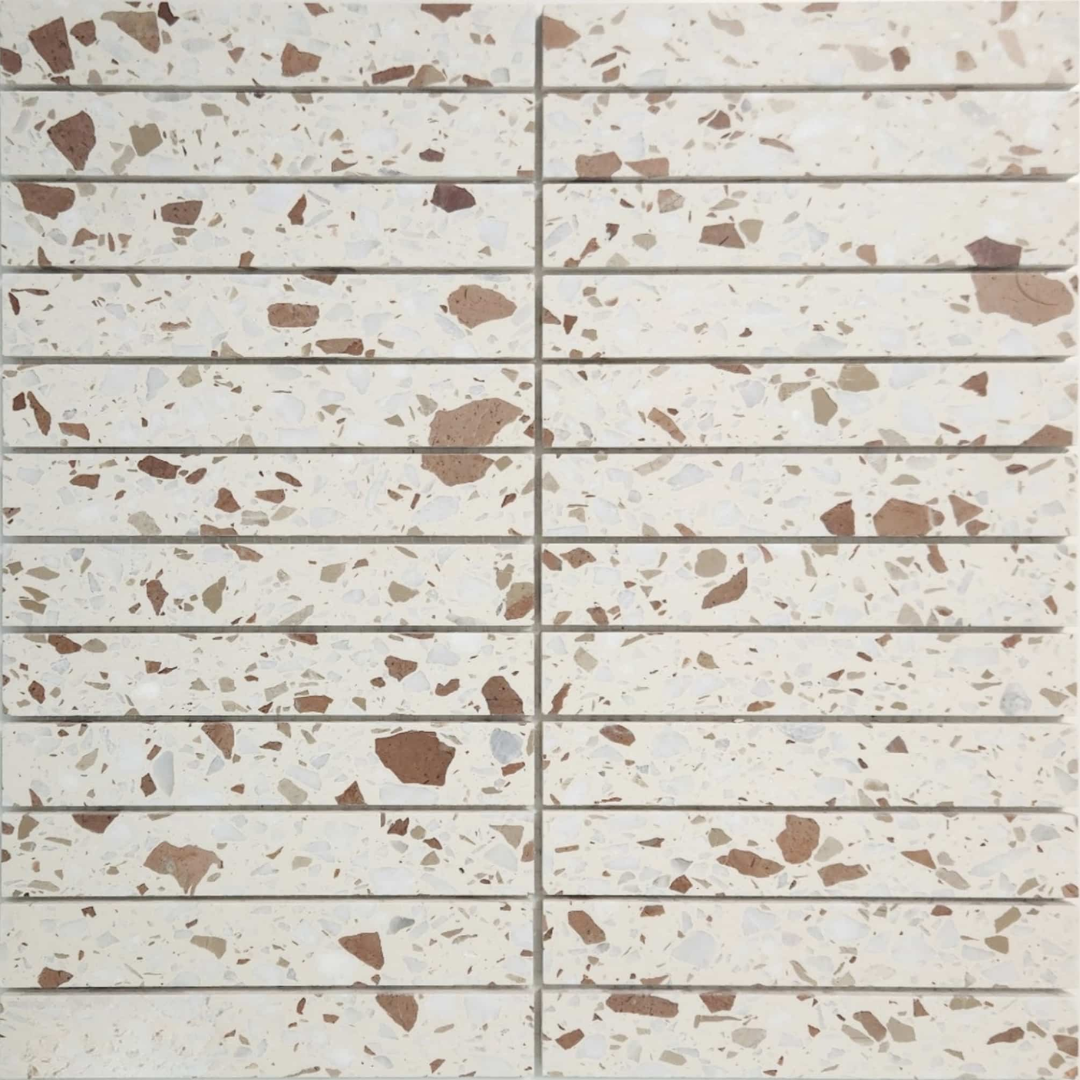 2059 Kitkat Rustic Terracotta Mosaic Decor Tiles