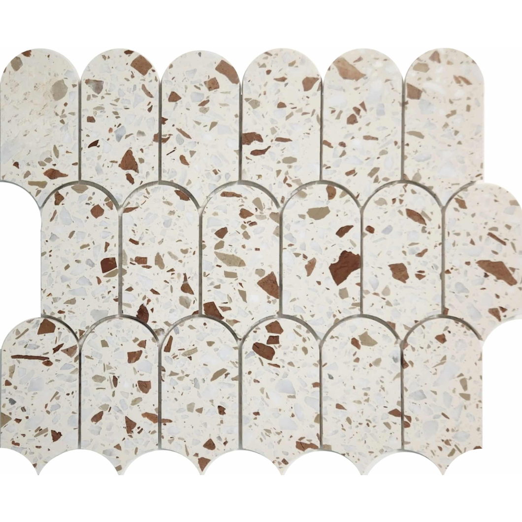 2063 Punkah Rustic Terracotta Mosaic Decor Tiles
