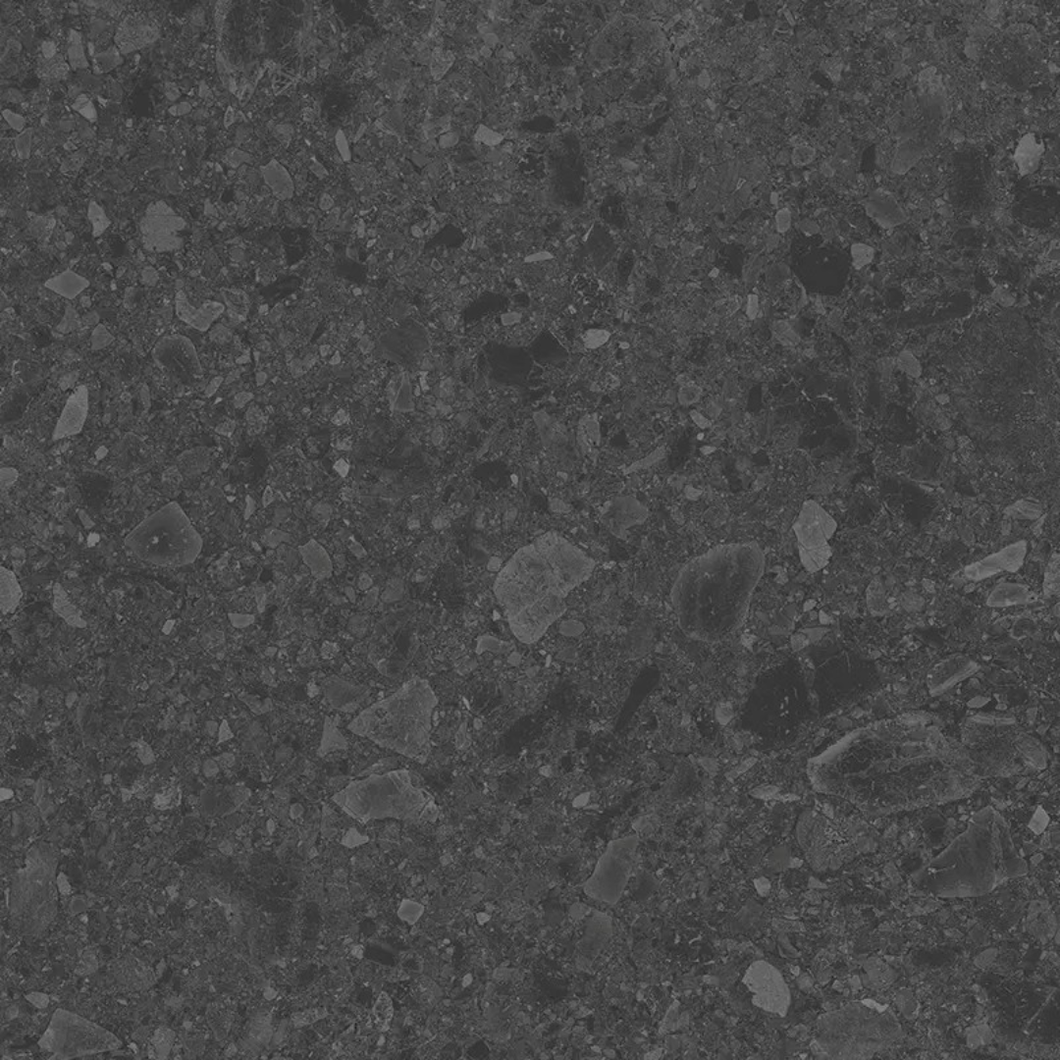 Flodsten Black Porcelain 6060 Decor Tile