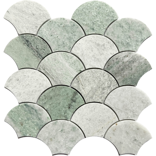6493 Clam Ming Green Mosaic Decor Tiles