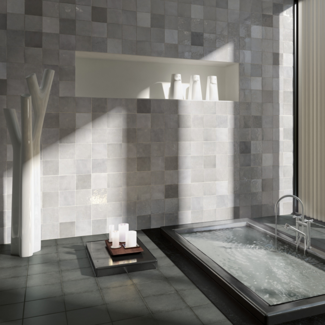 Artisan Cuadrado Alabaster Decor Tile
