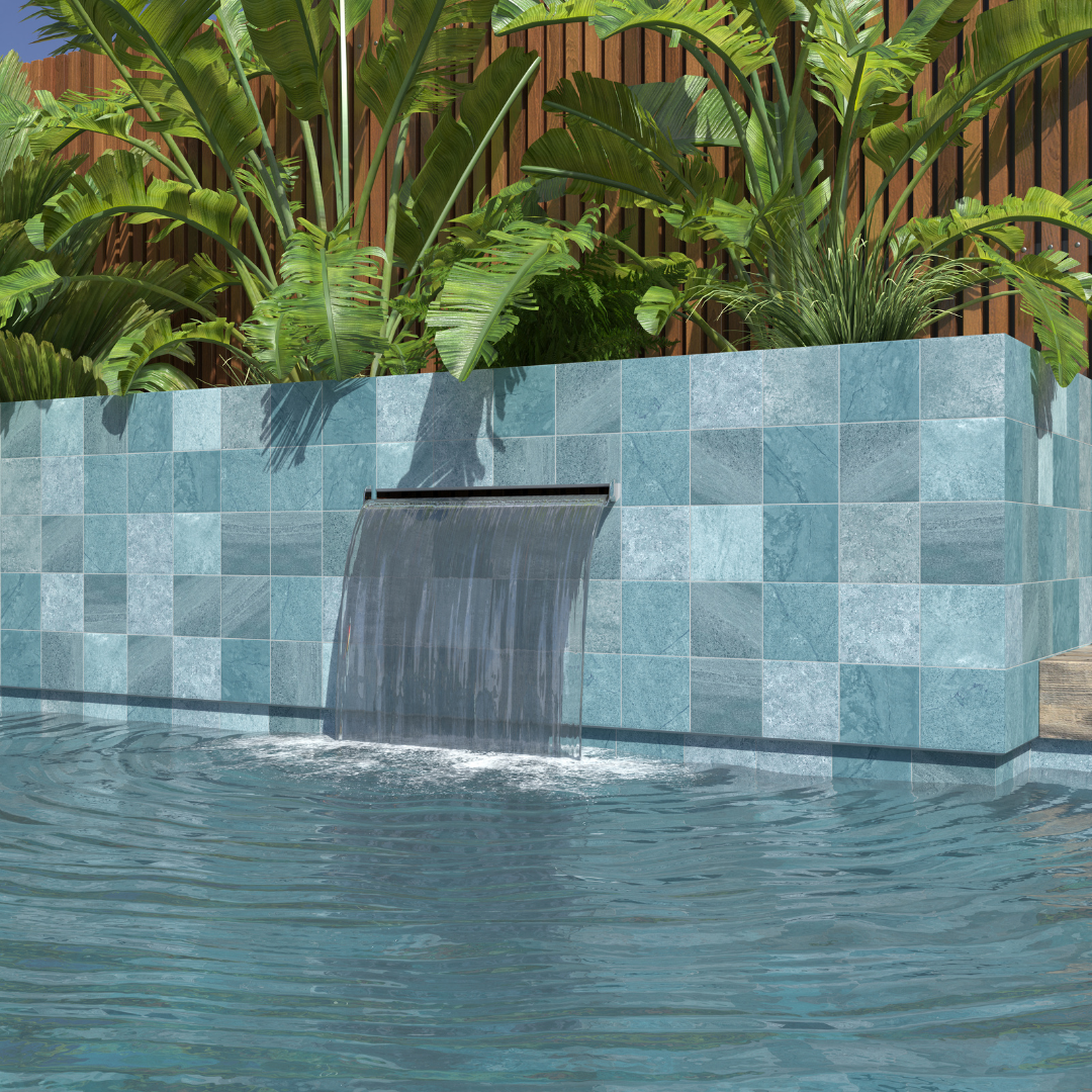Bali Azul A/Slip Matt Decor Tile