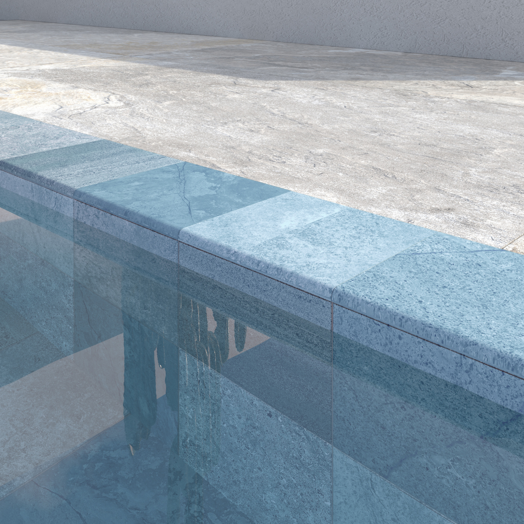 Bali Azul A/Slip Matt Decor Tile