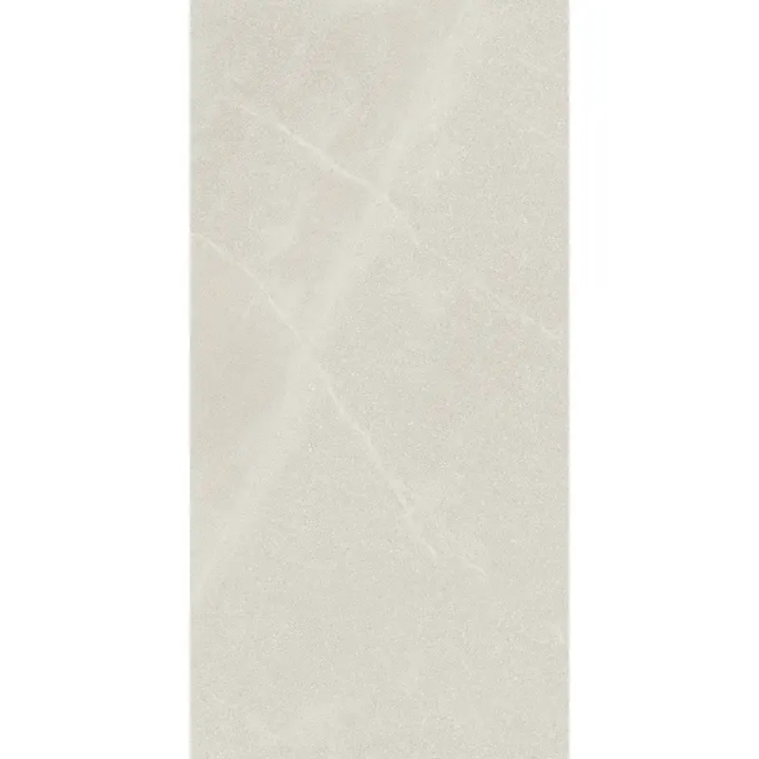 Baltic White Porcelain Decor Large Format Tile