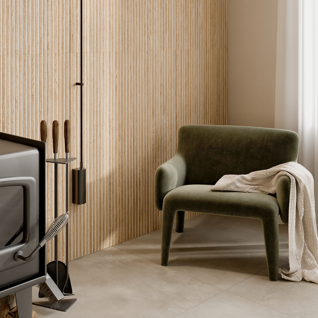 Canne Ecru Decor Tile