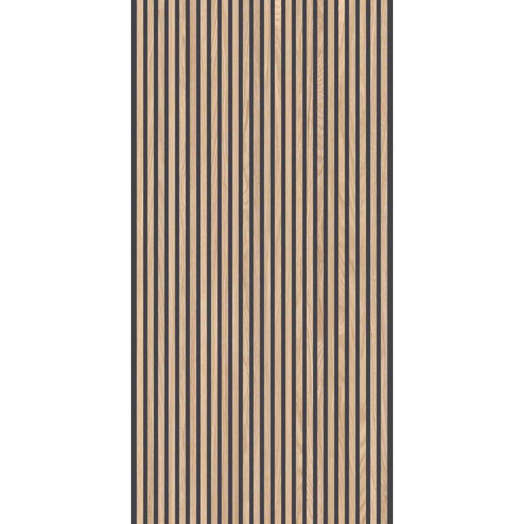 Canne Ecru Black Decor Tile