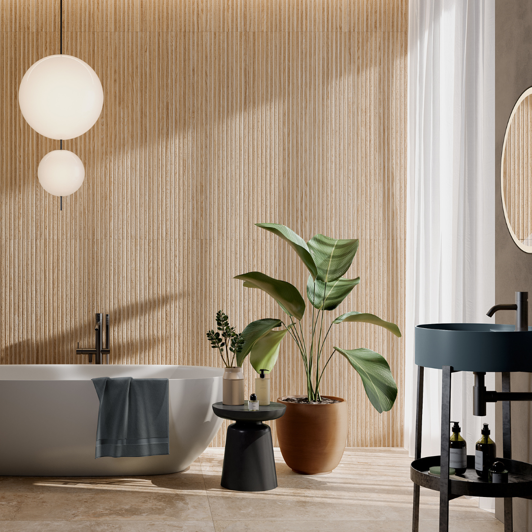 Canne Ecru Decor Tile