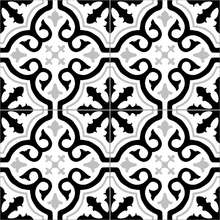 Load image into Gallery viewer, Chic Grace Black Pre-Corte Decor Tile
