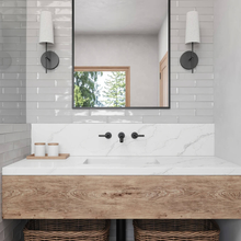 Load image into Gallery viewer, Clara Ivory Gloss Decor Metro Tile
