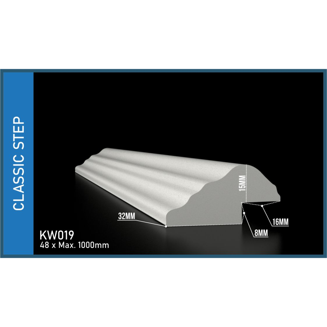 Kwela Stepedge Classic Steptile 48mm x 1000mm KW019