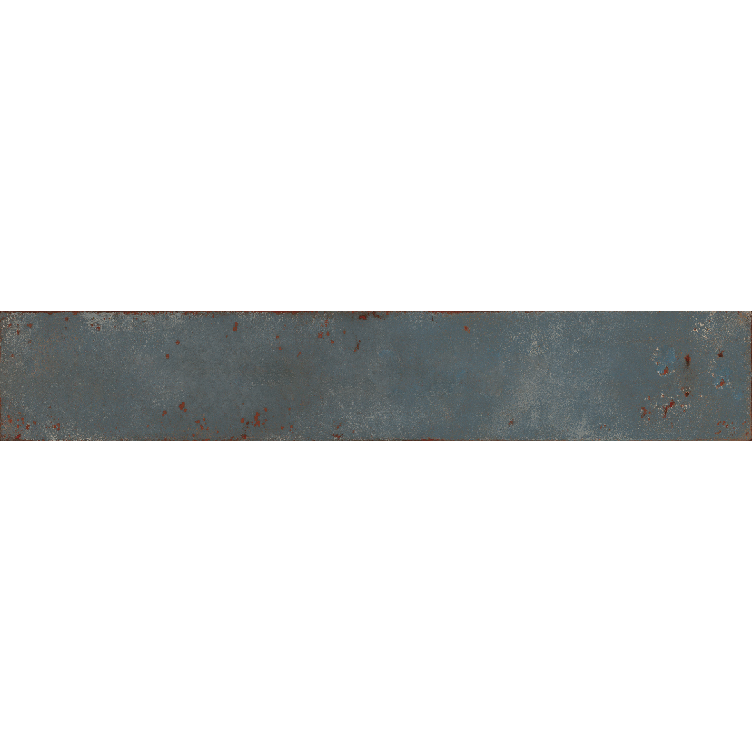 Colours Blue Metro Porcelain Decor Tile