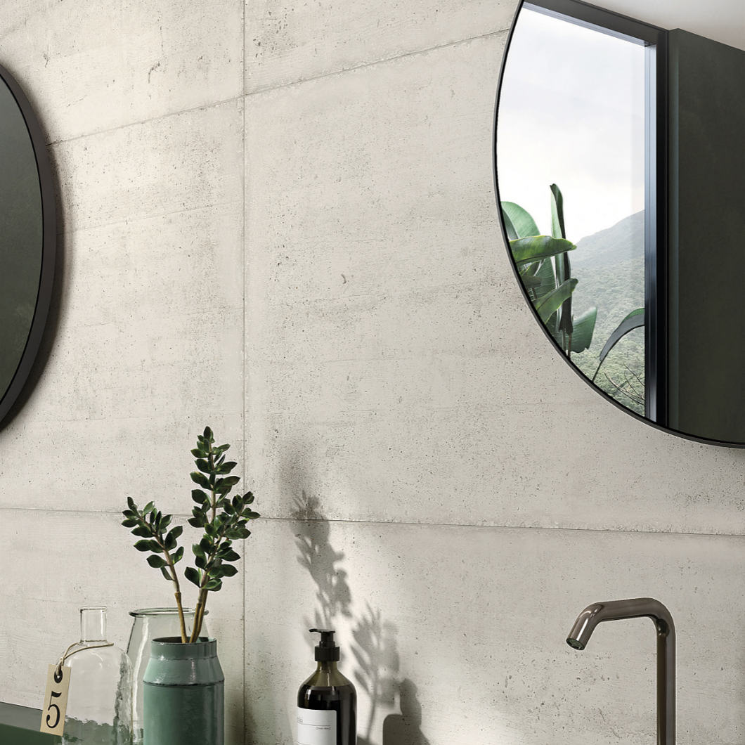 Docks Cement White Porcelain Decor Tile