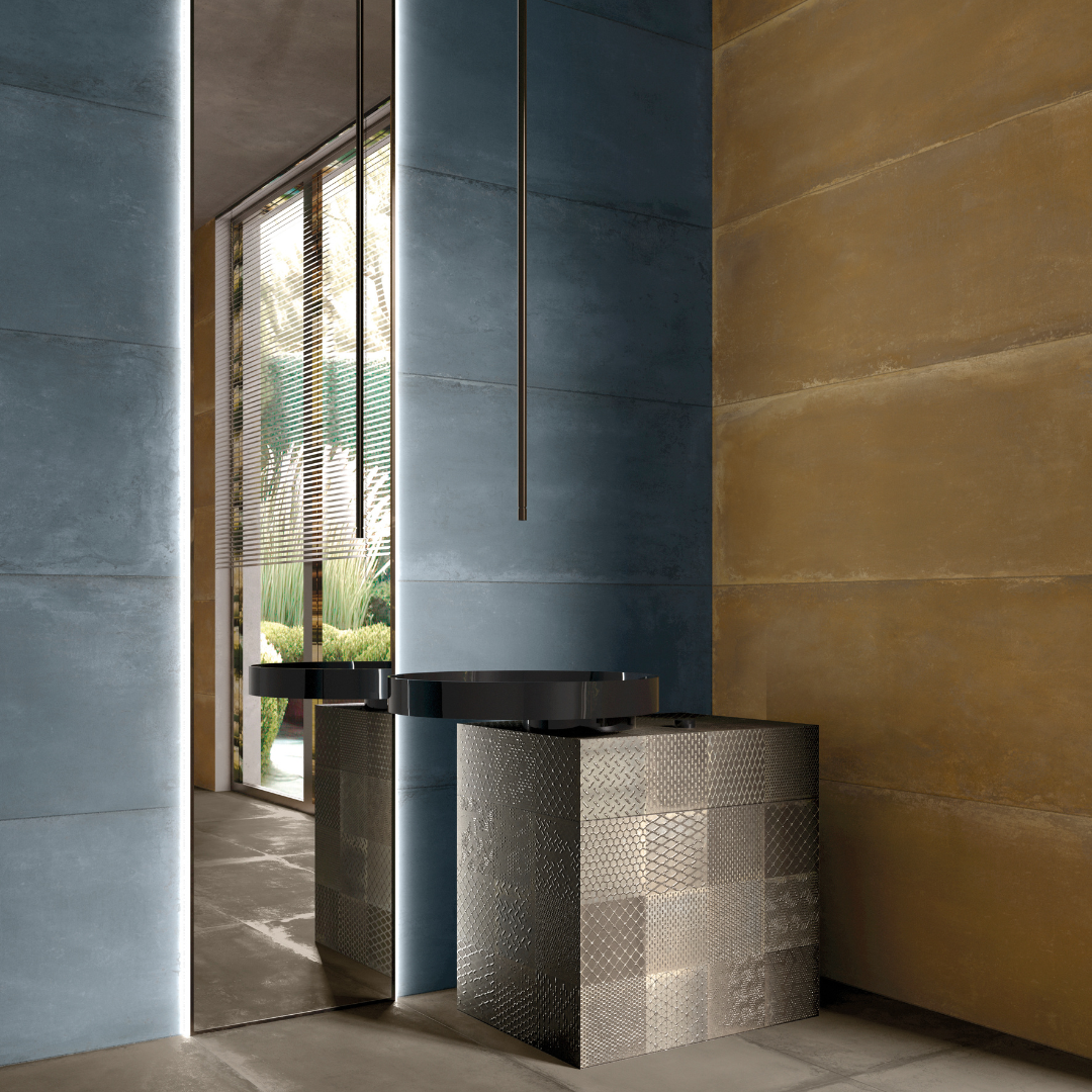 Element Midnight Large Format Decor Tile