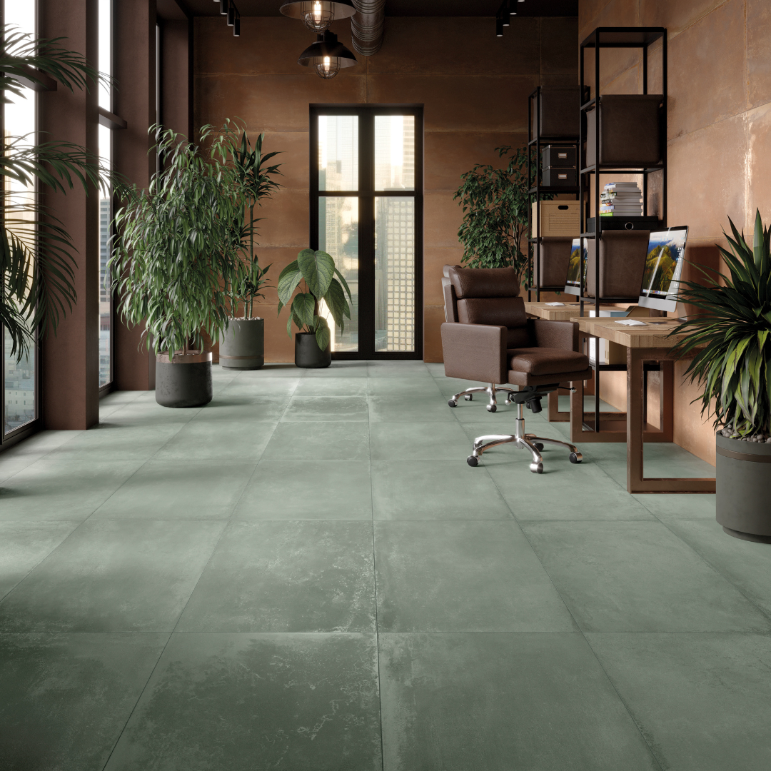 Element Emerald Large Format Decor Tile
