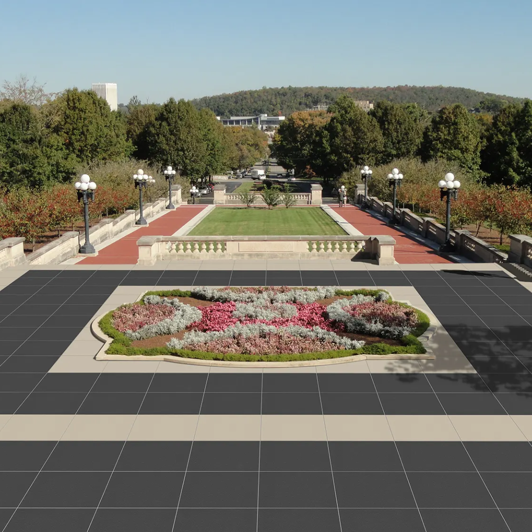 Endura Black Porcelain Decor Format Tile Anti Slip