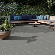 Load image into Gallery viewer, Endura Dark Grey Porcelain Decor Format Tile Anti Slip
