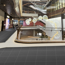 Load image into Gallery viewer, Endura Black Porcelain Decor Format Tile
