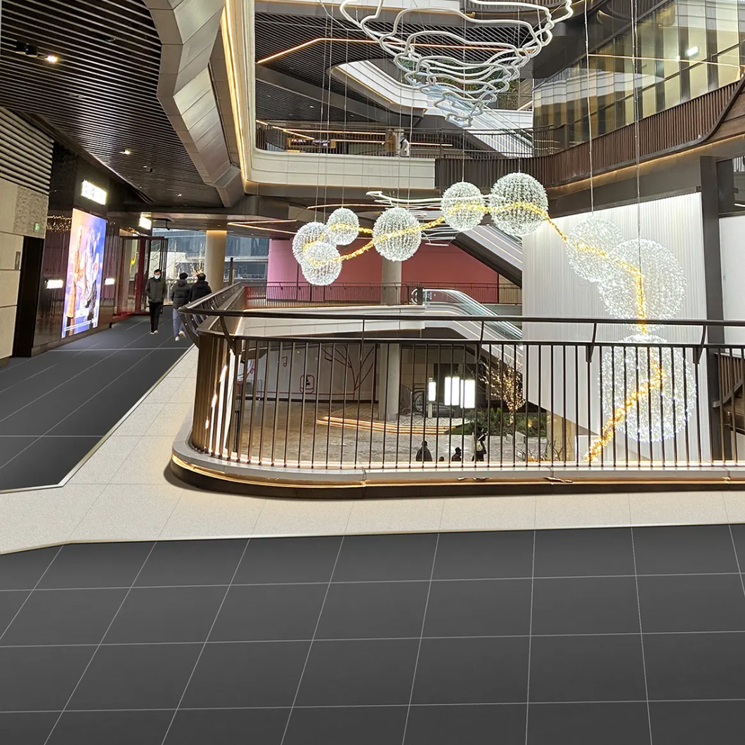 Endura Black Porcelain Decor Format Tile