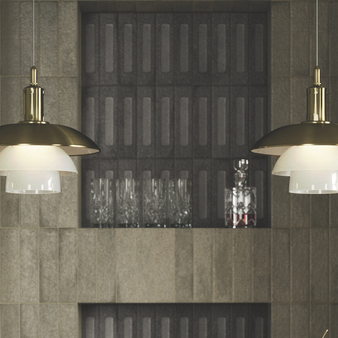 Fornace Formelle Nero Fumo Matt Decor Tile