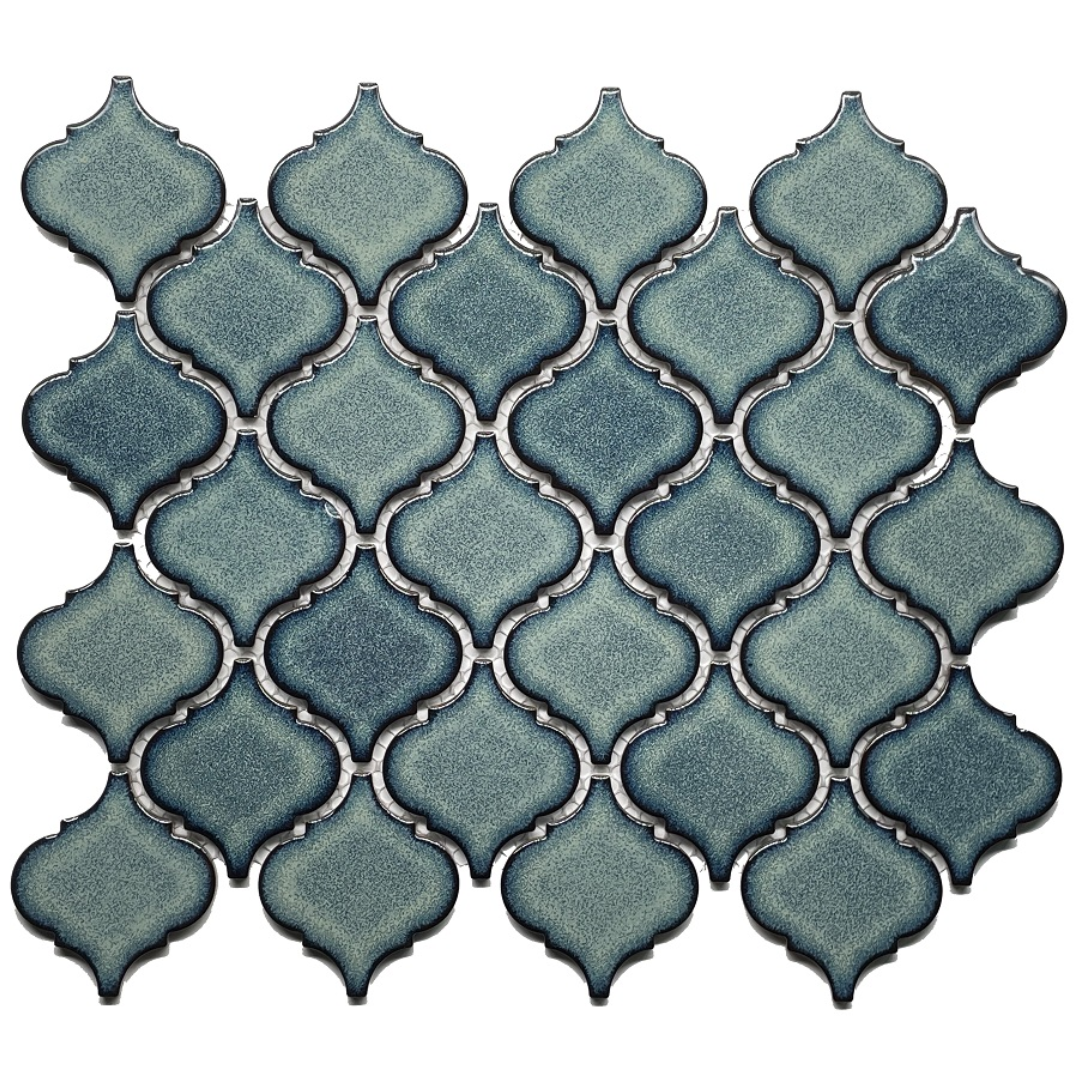 GS-CR119 Lantern Adriatic Green Porcelain Decor Mosaics