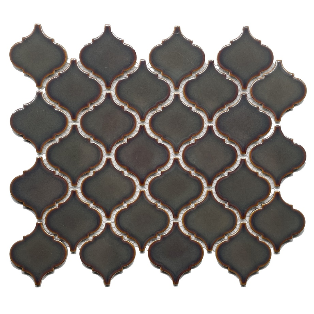 GS-CR120 Lantern Volcanic Grey Porcelain Decor Mosaics