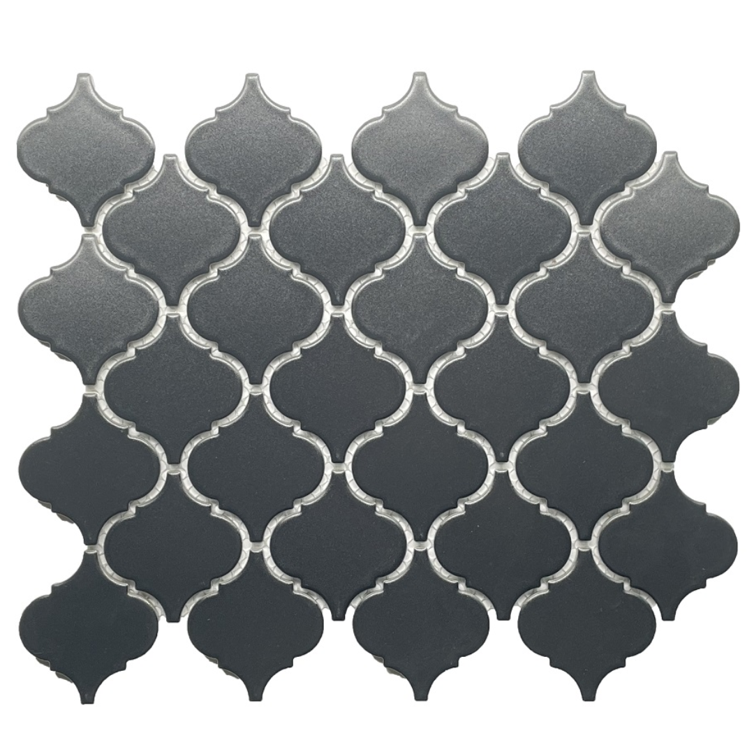 GS-CR123 Lantern Black Matt Porcelain Decor Mosaics
