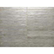 Load image into Gallery viewer, Graffiti Light Grey Porcelain Decor Metro Matt Tile
