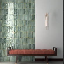 Load image into Gallery viewer, Hanoi Celadon Metro Decor Tile
