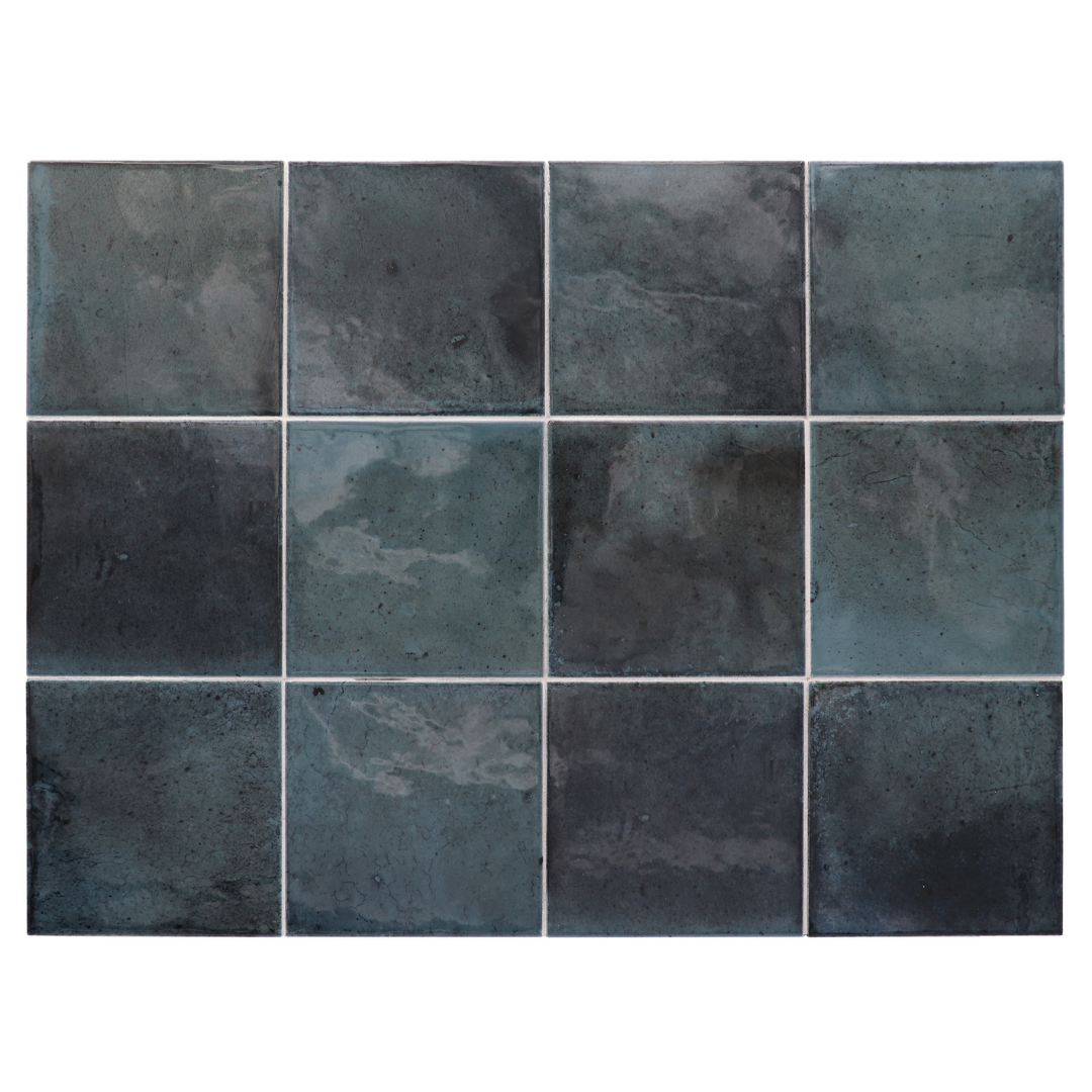 Hanoi Cuadrado Blue Night  Decor Tile
