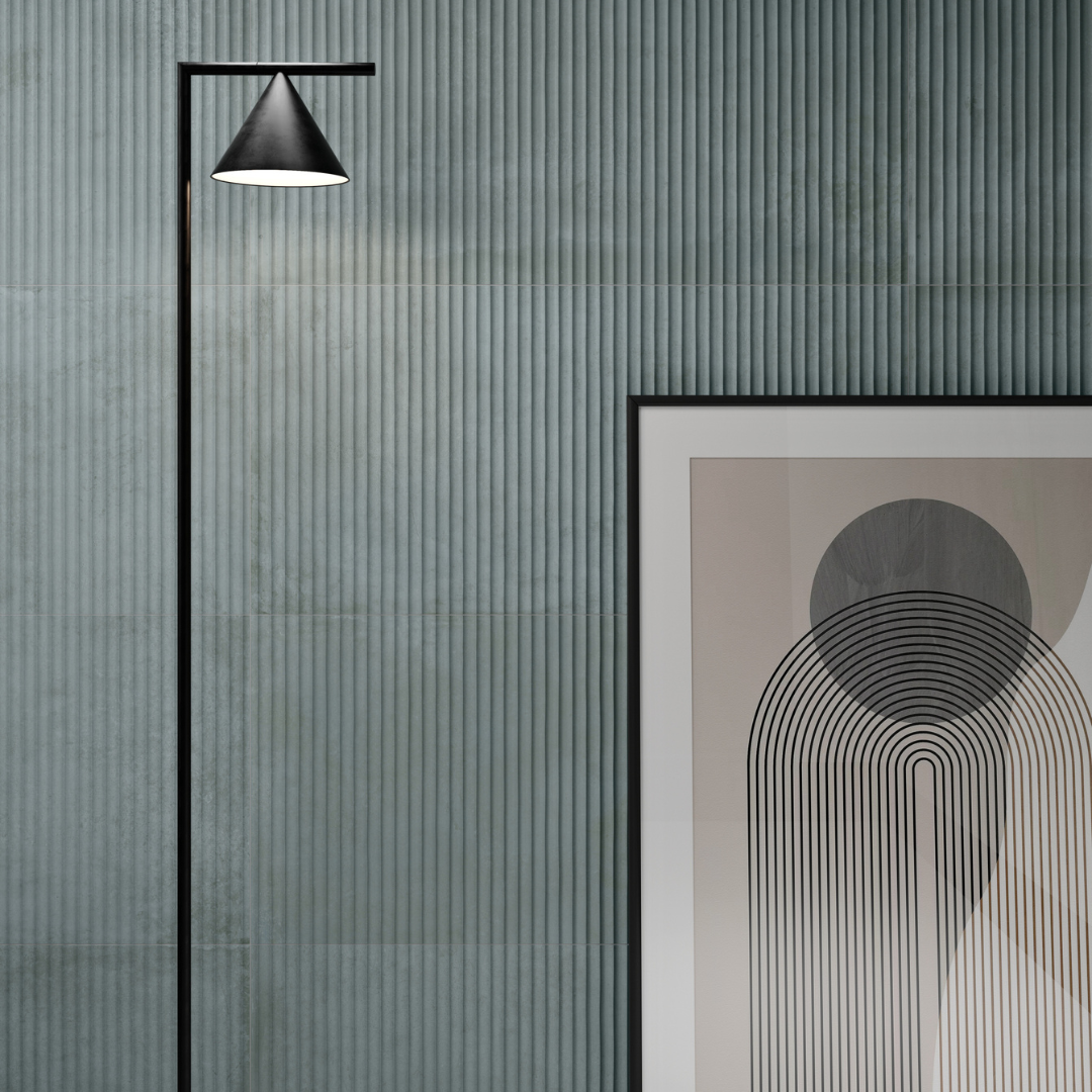 Iconic Striato Verde Porcelain Decor Tile