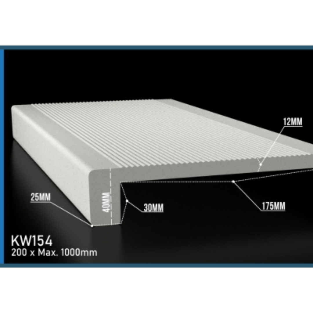 Kwela Ribbed Square Coping 200mm x 1000mm KW154